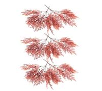 VALICLUD 6pcs Artificial Fern Leaf Branches Faux Foliage Plants Realistic Greenery Decor for Indoor Wall Hanging Home Office Refreshing Autumn Style