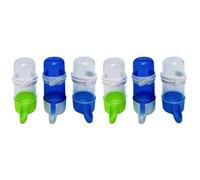 VALICLUD 6pcs Automatic Water Dispenser Leakproof Plastic Birds Waterbowl Parrot Drinking Tools Assorted Colour Easy to Store Can Be Installed on Place Random Color