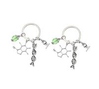 VALICLUD 6pcs Biochemistry Teacher Keychain Pendant Science Themed Chemistry Key Charms for Educators and Unique Design for Classroom Personal Use