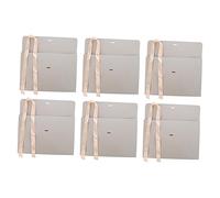 VALICLUD 6pcs Box Boxes Case for Bow Knot Case Packing Case Bow-knot Case For Stocking Stuffers The Bow-knot Case Present Case Ribbon Grey