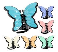 VALICLUD 6pcs Butterfly Hair Clips Set for Women Durable Claw Clips for Stylish Hairstyles for Parties Daily Wear Special Occasions Fashion Hair Accessories