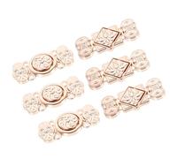 VALICLUD 6pcs Cardigan Clip Clasp Sweater Clip Fastener Elegant Retro Zinc Alloy Decorative Safe for Clothes Festival Wedding Accessories