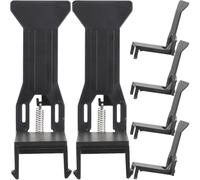 VALICLUD 6pcs Cash Tray Insert Clips Plastic Cash Register Money Clips Portable Universal Design Easy to Install Convenient to Use Fit Registers for Small Business Stores