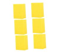 VALICLUD 6pcs Cheese Shaped Makeup Sponges for Wet and Dry Use Versatile Cosmetic for Foundation Concealer Creams and Powders for Professional Application and Everyday Makeup
