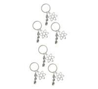 VALICLUD 6pcs Chemistry Keyring Microscope Flask Charms for Science Teachers and Biochemistry Enthusiasts Great for Backpacks and Handbags