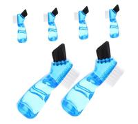 VALICLUD 6pcs Denture Toothbrush Double-Sided False Teeth Brush with Soft Bristles for Efficient Deep Cleaning and Comfortable Care of Retainers Temporary Dentures and Oral Appliances at