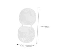 VALICLUD 6pcs Double-Sided Thick Table Tennis Racket Protective Film Adhesive Rubber Protector for Professional Paddle Longevity and Damage Resistance
