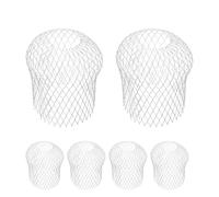 VALICLUD 6pcs Downspout Drain Guard Gutter Shield Aluminium Silver Mesh Cover for Gutter, Ensuring Smooth Water Flow and Low Maintenance