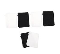 VALICLUD 6pcs Facial Makeup Remover Gloves Exfoliating Cleansing Mitts for Women Sensitive Skin Reusable Soft Wash Cloths for Home and Travel