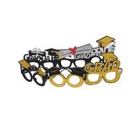 VALICLUD 6Pcs Graduation Theme Photo Glasses Props Unique Party Accessories for Memorable Celebrations Vibrant Designs for Graduation Events Create Joyful Atmosphere Fun Moments