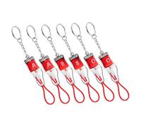 VALICLUD 6pcs Halloween Type Keychain B with Design Versatile Phone Charms and Basket Stuffers for Festive Party Decorations and Trick Treat