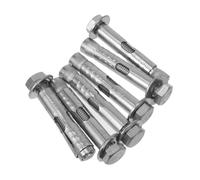 VALICLUD 6pcs Heavy Duty Expansion Screw Anchors Stainless Steel Bolt for Reliable Indoor Outdoor Installations Sturdy Anchor Bolts for Versatile Applications