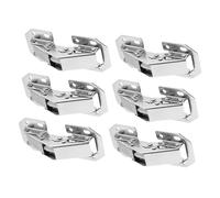 VALICLUD 6Pcs Hydraulic Cabinet Door Hinges Soft Close Wardrobe Furniture Hinges with Strong Damping Design for Door Cabinets Bookcases and Display Units