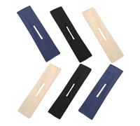 VALICLUD 6pcs Lazy Bun Maker Hair Styling Tools for Women Teens Portable Hair Accessories for Effortless Updos Firm Non Slip Design Includes Black Beige Navy Blue Colors
