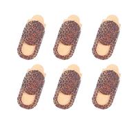 VALICLUD 6pcs Leopard Print Camera Privacy Covers for Smartphones and Laptops, Webcam Protection Sliders with Anti-peeping Function, Compatible with Cell Phones and Notebooks