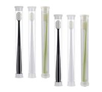 VALICLUD 6pcs Manual Toothbrushes Ultra-fine Soft Bristles Micro Nano Toothbrush Set for Pregnant and Postpartum Women, 2 Styles 3 Colors, Gentle Oral Care for Sensitive Teeth