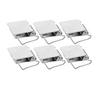 VALICLUD 6pcs Metal Rug Hanger Clips for Walls Heavy Duty Carpet and Tapestry Grippers with High Load Capacity Multipurpose Curtain Clips for Versatile Home Decoration and Modern Visual