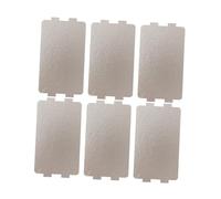 VALICLUD 6pcs Microwave Mica Sheet Waveguide Covers Replacement Plates for Microwave Oven Repair Home Appliance Protection against Burning Heat Insulation
