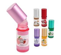 VALICLUD 6pcs Nail Nutrition Oil Roll with Precise Rollerball Natural Nourishing Cuticle Oil for Hydrating Strengthening Moisturizing Nails Fast Absorbing Non Greasy Treatment for Salon and