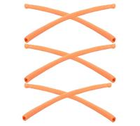 VALICLUD 6pcs Orange Trampoline Pole Cover Foam Sleeve, Pe Foam Protective Padding Tube for Trampoline Poles, Reducing Risk of Injuries and Easy to Clean, for Outdoor Play