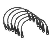 VALICLUD 6pcs Pool Table Pocket Hanging Buckles Plastic Holders for Billiard Net Basket Fixing Enhancing Playing Experience and Reducing Noise