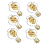 VALICLUD 6pcs Portable Catholic Christian Holy Water Bottles with Rose Flower Pattern Elegant Glass and Alloy Construction Lightweight Decorative Containers for Baptism Church Travel Party