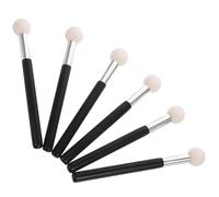 VALICLUD 6pcs Round Head Concealer Brush Portable Makeup Tools for Women Versatile Foundation Brush for Concealer Lipstick Eye Shadow Application Durable Skin Friendly Design