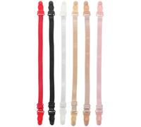 VALICLUD 6pcs/Set Women Non-slip Bra Strap Clips Adjustable Bra Buckle Bra Straps Holder (General Version)