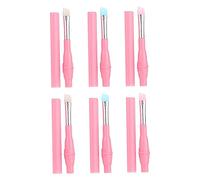 VALICLUD 6pcs Silicone Eyebrow Brush Dust Cover Makeup Brush for Brow Shaping for Professional and Home Use