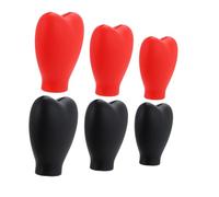 VALICLUD 6pcs Silicone Makeup Brush Head Covers Waterproof Brush Protectors for Girls' Makeup Holder Lid