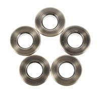 VALICLUD 6pcs Sink Overflow Ring for Hole Removable Bathroom and Kitchen Basin Overflow Trim Cover Stylish Grey Solid Drain Cap for Washbasin Replacement