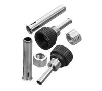 VALICLUD 6pcs Soldering Iron Handle Sleeves Replacement Steel Tubes for Broken Parts Easy Installation Secure Fit Compatible with Various Models Accessories
