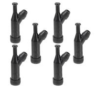 VALICLUD 6Pcs Spark Plug Caps for Gasoline Generators 3Kw-5Kw Plastic Spark Plug Resistor Boots Compatible with 168F-192F Engines Generator Spare Parts for Lawn Mowers and Water Pumps