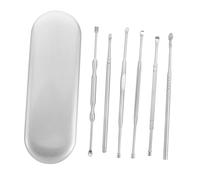VALICLUD 6Pcs Spiral Ear Wax Removal Tool Ear Cleaner with Storage Box Blockage Removal for All Ages Durable and Easy to Clean