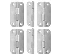 VALICLUD 6pcs Stainless Steel Cooler Hinge Replacement Kit Ice Chest Hinges for Freezers and Coolers for Secure Closure and Use