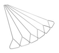 VALICLUD 6pcs Stainless Steel Triangle Lab Culture Spreaders for Petri Dishes Efficient Sample Spreading Laboratory Tools Solid Stainless Steel