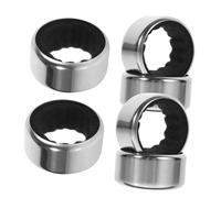 VALICLUD 6pcs Stainless Steel Wine Drip Collar Leak Wine Bottle Drip Stopper Stylish Accessory for Home Bar Protects Against Spills Stains
