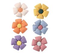 VALICLUD 6pcs Sunflower Hair Clip Girl Fabric Flowers Hair Accessories Clip for Newborn Headbands Flowers for Girls Party Occasion