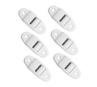 VALICLUD 6pcs Venetian Blind Guide Rails Belt Guide Strap Cleaner Internal Brush for Belt Roller Shutter Cleaner Brush Plastic Roller Display White