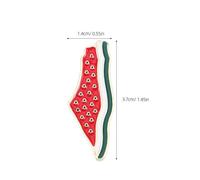 VALICLUD 6pcs Watermelon Enamel Pins Cute Fruit Collar Pin with Map Design Playful Cartoon Brooches for Bags Hats Scarves and Birthday Accessories Versatile Summer Lapel Decorations