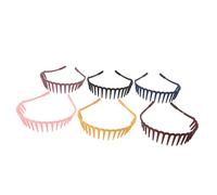 VALICLUD 6pcs Women Elasticated Headband Hair Braid Headwear Dense Teeth Plastic Headband for Girls Headdress Accessory