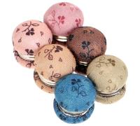 VALICLUD 6Pcs Women’S Magnetic Brooch Pin Set for Scarves and Shawls, Vintage Floral Pattern, Lightweight Clothing and Hijab Accessory, Multi-Color Random Random Color