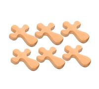 VALICLUD 6pcs Wooden Crosses Portable Palm-sized Pocket Prayer Crosses for Christian Meditation and Worship Handheld Religious Symbol of Faith and Devotion gift for for for for for for