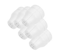 VALICLUD 6pcs Wooden Four-hole Cord Knobs for Blinds Accessories Window Blind Pull Cord Ends Suitable for All Window Treatments Home Decor