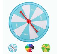 VALICLUD 7.5 Inch Heavy Duty Prize Wheel for Carnival Classroom Trade Shows Events Fun Lottery Turntable Game