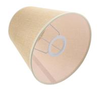 VALICLUD 7.5 Inch Linen Fabric Lamp Shade with Soft Light Diffusion for E27 Socket Suitable for Hotel and Workspace Desk Lamps