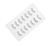VALICLUD 7pairs Holiday Decorative False Eyelashes for Cosplay and Party Featuring Halloween Elements Design Dramatic Lashes for Masquerade Party Made of Art Eyelashes Material