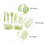 VALICLUD 7Pcs Gua Sha Body Massager for Face and Full Body Smooth Mixed Style Scraping Boards for Facial Puffiness Reduction Muscle Relaxation Stress Relief and Skin Tone Improvement