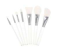 VALICLUD 7Pcs Silicone Mask Applicator Brush Set Acrylic Handle Durable and Easy to Carry for Home and Professional Use Reduces Product Waste Non Scratch Design