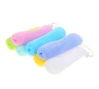 VALICLUD 7pcs Soap Foaming Net Pouch Set with Drawstring Portable Soap Storage Bags for Home Bath and Travel for Body and Facial Cleansing Random Color